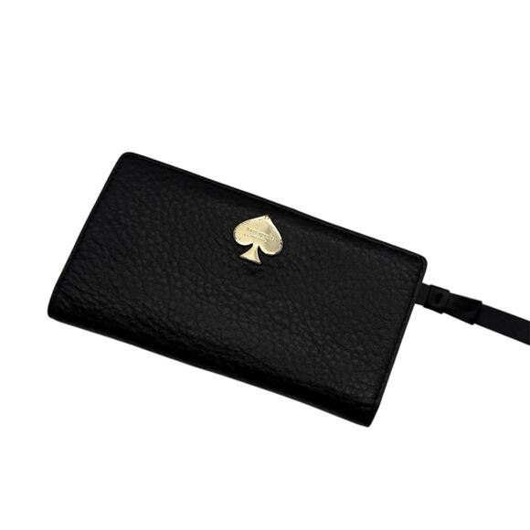 kate spade Handbags - Kate Spade Stacy Leroy Street Wallet Black Pebble Leather WLRU1894